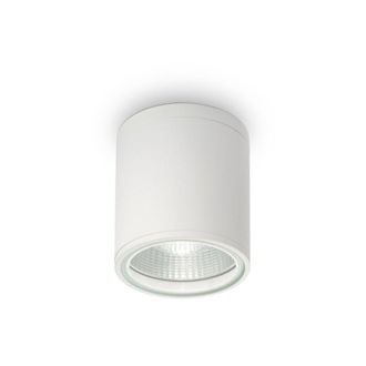 Ideal Lux Plafoniera Moderna Gun Alluminio Bianco 1 Luce Gu10
