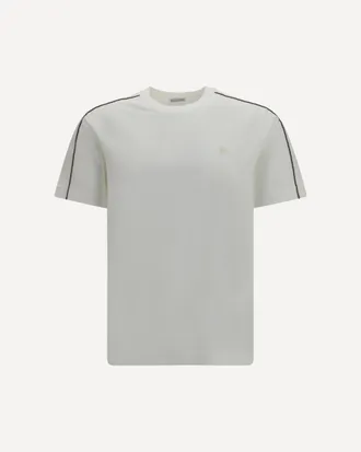 Burberry Cotton T-shirt with embroidered logo Male XL