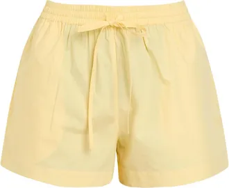Matteau Cotton-poplin Shorts - Yellow - 1 (UK 6 / XS)