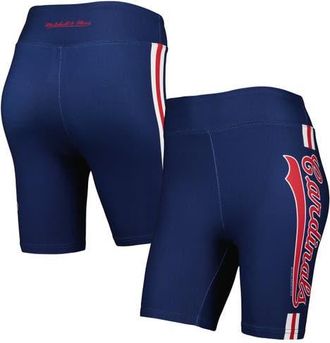 Mitchell & Ness Womens Mitchell & Ness Navy St. Louis Cardinals Biker Shorts at Nordstrom, Size Small