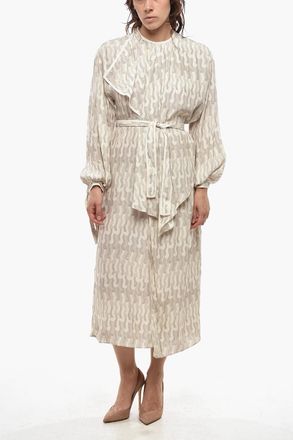 Stella McCartney Long Dress TAYLOR Printed Silk Stella McCartney
