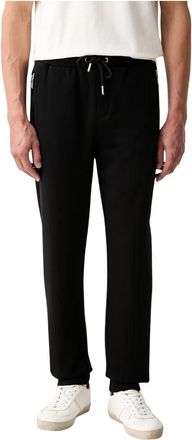 Karl Lagerfeld Slim-fit Trainingsbroeken - Heren - Sweatpants - Zwart - XL - Katoen - Broeken