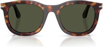 Persol 52mm Phantos Sunglasses in Havana/green at Nordstrom