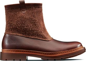 Clarks Trace Top, Mens Slouch Boots, Brown (Mahogany Leather), 10 UK (44.5 EU)