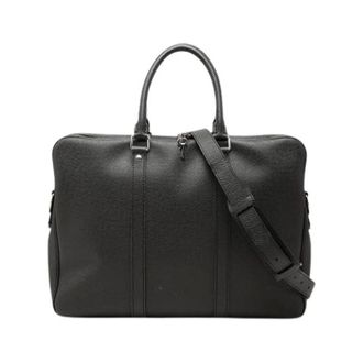 Louis Vuitton Pre-owned Business Bag - Heren - Pre-owned - Zwart - Maat: ONE Size Zijde