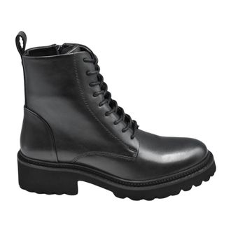 Janet & Janet Botas de combate con plataforma de 45 mm con cordones - Shoes - Mujer - Negro - 37 EU