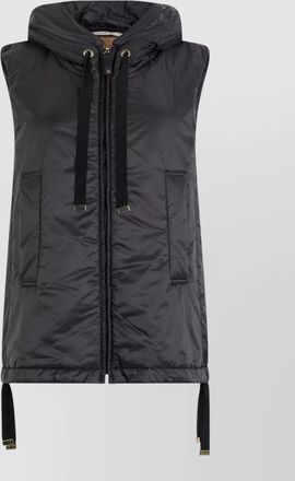 Max Mara padded hooded sleeveless puffer gilet
