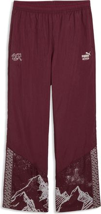 Puma Pantaloni sportivi PUMA x SVIZZERA x SALEHE BEMBURY KING da uomo, Accessori, Rosso, XL