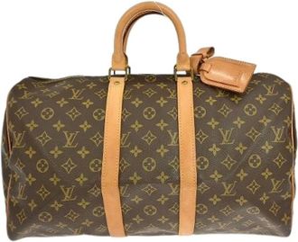 Louis Vuitton Vintage, unisex, Bruin, ONE Size, Pre-owned Weekendtas