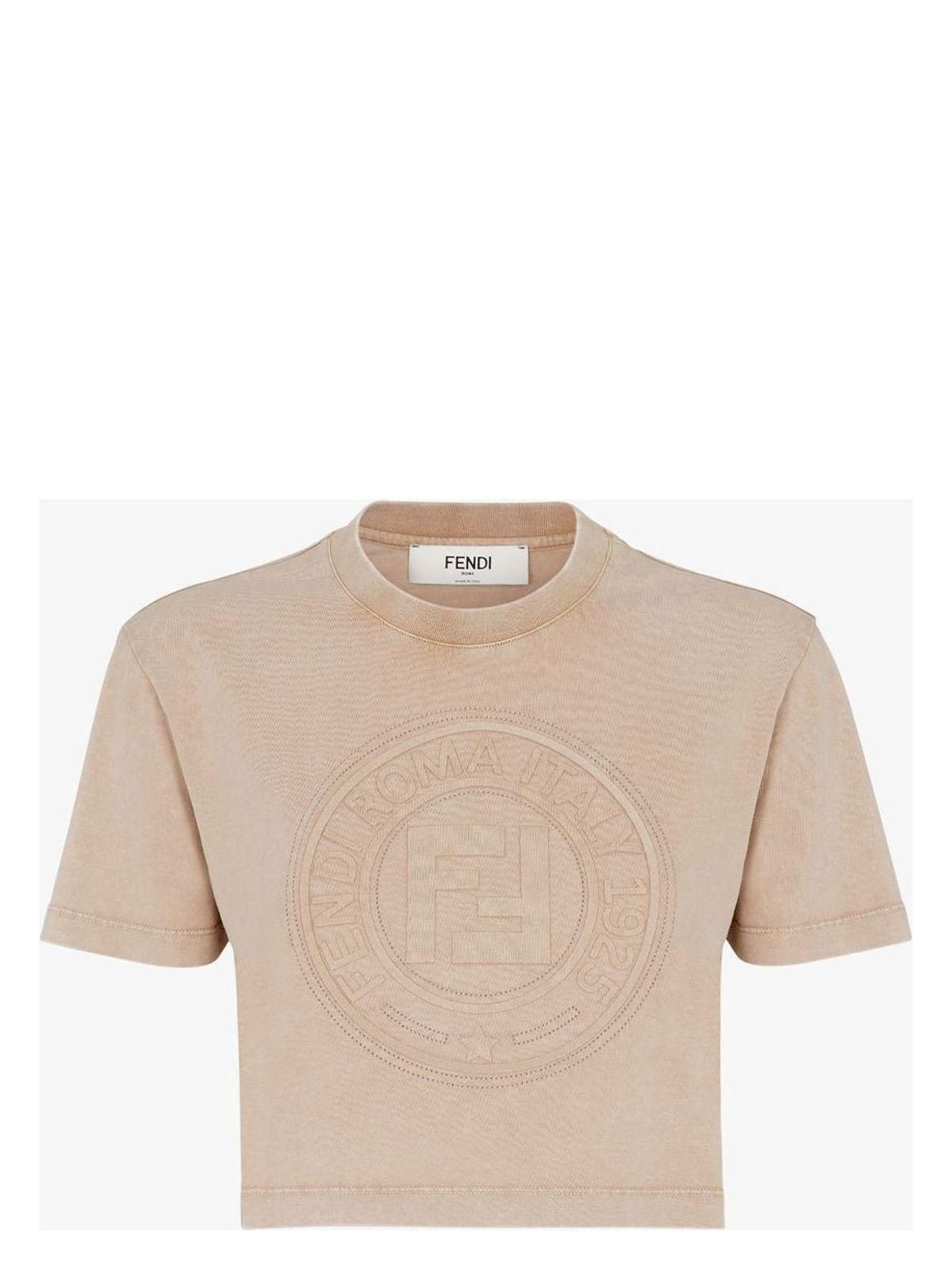 Tシャツ・カットソー FENDI SS25 TSHIRT CROP LOGO (FS9715ASNI F1RX9) 210.jpg