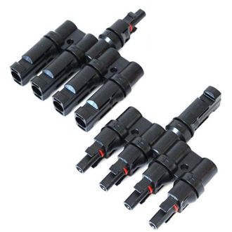 OEM Conector Mc4 Para Paneles Solares Fotovoltaicos, Conector Fv, Conector De Derivaci&oacute;n En T, Accesorio De Distribuci&oacute;n De Cables, Para Conexi&oacute;n En Paral