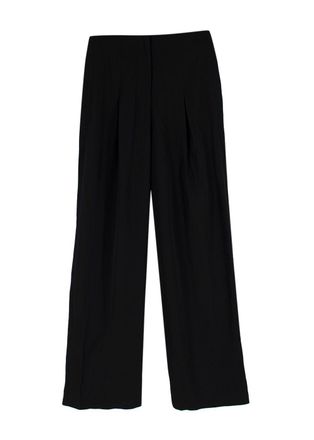 FFORME Black Faye High Waisted Wool Trousers Size S