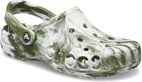 Crocs Gender Inclusive Baya Marbled Clog in Army Green at Nordstrom Rack, Size 13 Womens / 11 Mens