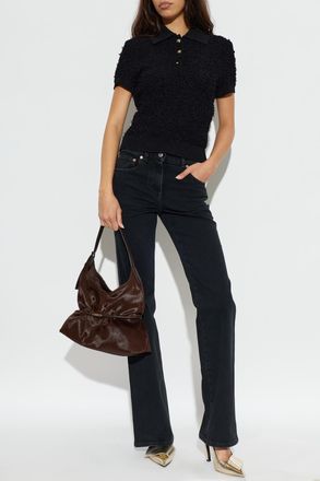 Balmain Straight-leg Jeans, Womens, Black