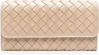 Officine Creative Poche elongated wallet - women - Calf Leather - One Size - Neutrals