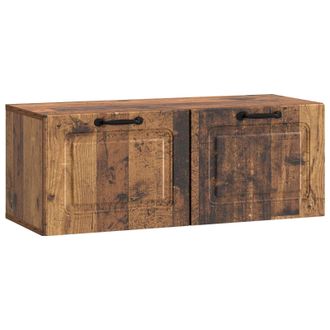 vidaXL Mueble Para Tv De Pared Madera Envejecida 78,5 X 31 X 30 Cm Vidaxl