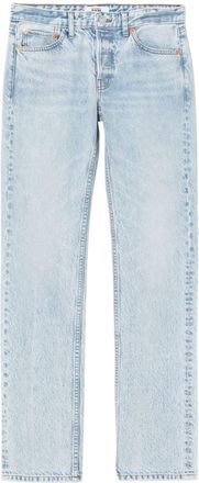 Re/Done The Anderson mid-rise straight-leg jeans - women - Cotton - 32 - Blue