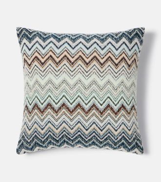 Missoni Forest cotton, wool and cashmere-blend cushion