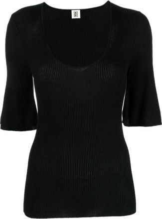 By Malene Birger Remona Truien - Dames - Blouses - Zwart - XS - Overhemden