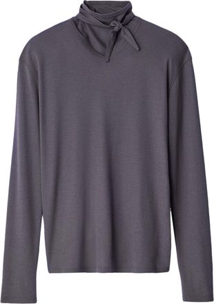 Christophe Lemaire Long-Sleeve Knot-Detail Top