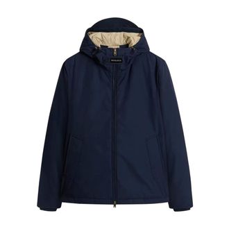 Woolrich Pacific Jacket - Heren - Jassen - Blauw - Maat: M Katoen