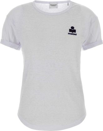 Isabel Marant White Linen Koldia T Shirt