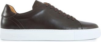 Oliver Sweeney Mens Dallas Trainers - Brown Leather - Size UK 10