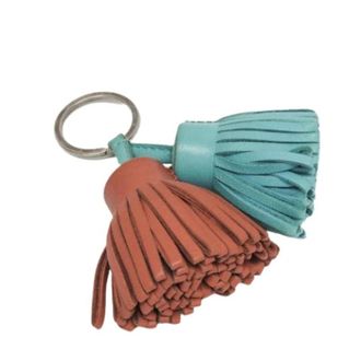 Herm&egrave;s Pre-owned Uno-dos sleutelhanger - unisex - Vintage Accessoires - Veelkleurig - ONE Size - Leer - Vintage