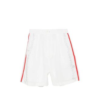 Jacquemus Embroidered Side-stripe Shorts