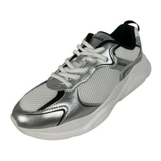 HUGO BOSS Hugo, Sneakers, male, Gray, Size: 5 US Leon Tenn Sneaker