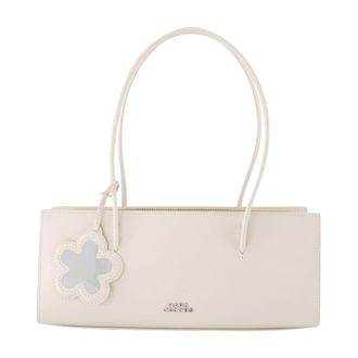 Marc Jacobs The Mirror Satchel Shoulder Bag - White