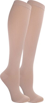 Dr. Scholls Womens Graduated Compression, Beige, 4-10