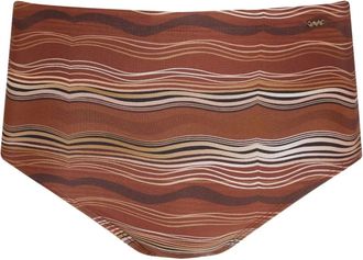 Amir Slama Costume da bagno con stampa - Marrone