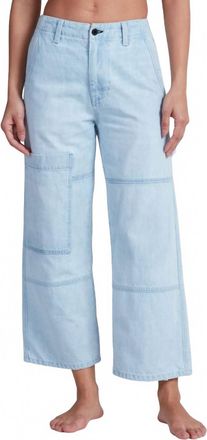 ASKK NY Cropped Carpenter Jeans In Pool Boy