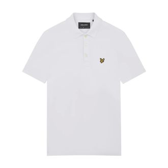 Lyle & Scott Polo Shirts, male, White, XL, Plain Polo Shirt