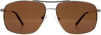 Guess Brown Navigator Mens Sunglasses GF0205 32E 59