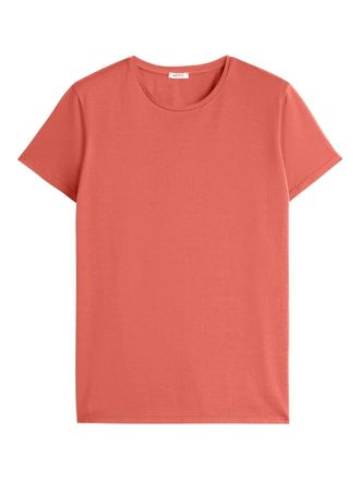 Aspesi crew-neck cotton T-shirt - women - Cotton - S - Orange