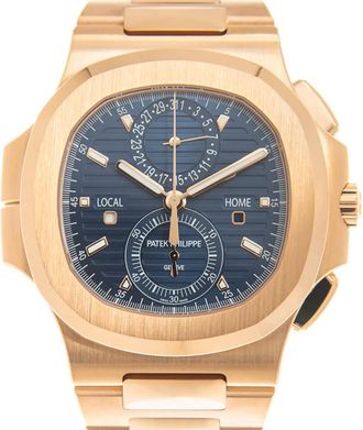 Patek Philippe Nautilus Chronograph Automatic Blue Dial Mens Watch 5990-1R-001