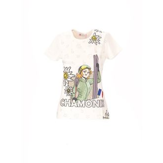 Braccialini Chamonix T-shirt - Dames - Tops - Wit - Maat: S/M Katoen