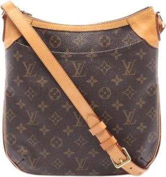 Louis Vuitton Pre-owned Odeon PM Monogram Schoudertas - Dames - Vintage Schoudertas - Bruin - ONE Size - Leer - Vintage