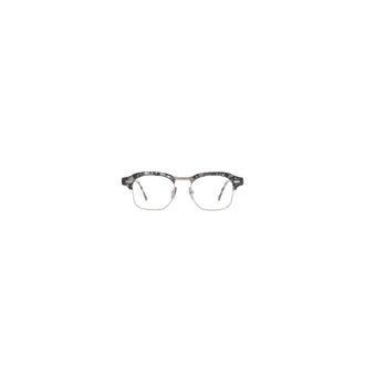 Thom Browne Square Browline Optical Frame - unisex - Accessoires - Grijs - Maat: 49 MM