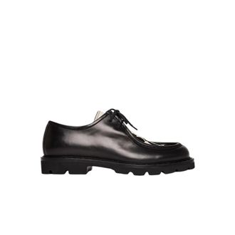 Scarosso Damiano Derby Shoe - Heren - Veterschoenen - Zwart - 40 1/2 EU - Leer - Schoenen