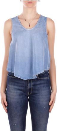 Dondup Donna, Top, Blu, M, new