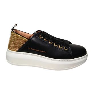 Alexander Smith Sneakers, female, Black, Size: 6 US Pelle Sneaker