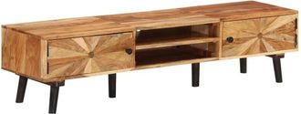 vidaXL TV Cabinet 145x35x35 cm Solid Acacia Wood vidaXL