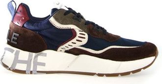 Voile Blanche Layered Mesh And Leather Sneakers