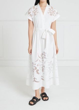 Temperley London Nelle Dress in White at Nordstrom, Size 10