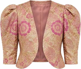 Dolce & Gabbana Bicolor Woven Jacket - Dames - Jassen - Veelkleurig - Maat: S Nylon