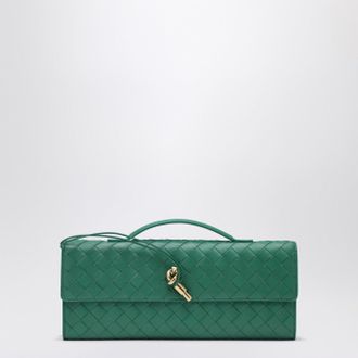 Bottega Veneta Andiamo clutch in Jungle green
