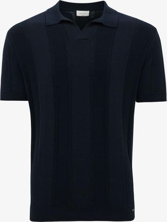 Gentiluomo Structuur Polo | Donkerblauw